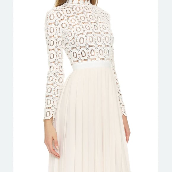 Self portrait women's white dress - Picture 2 of 8